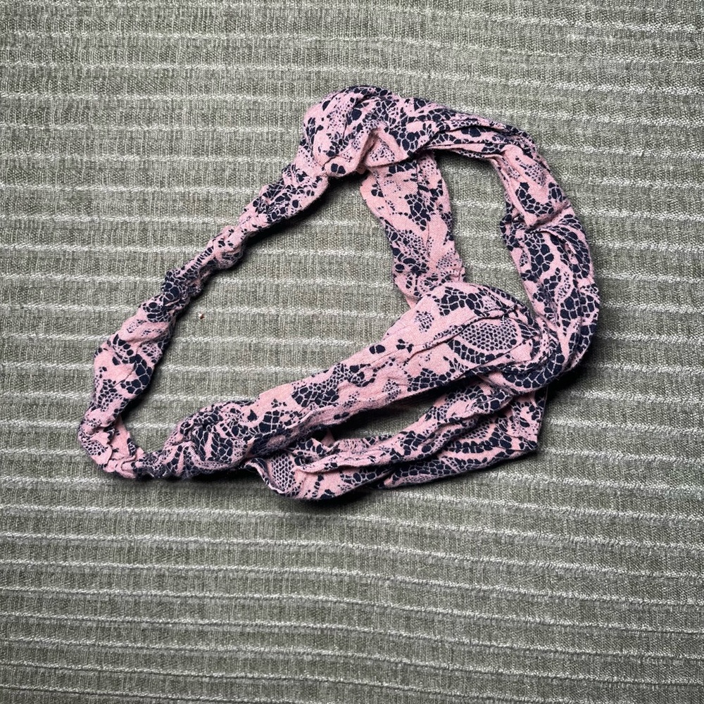 Black/Pink Headband